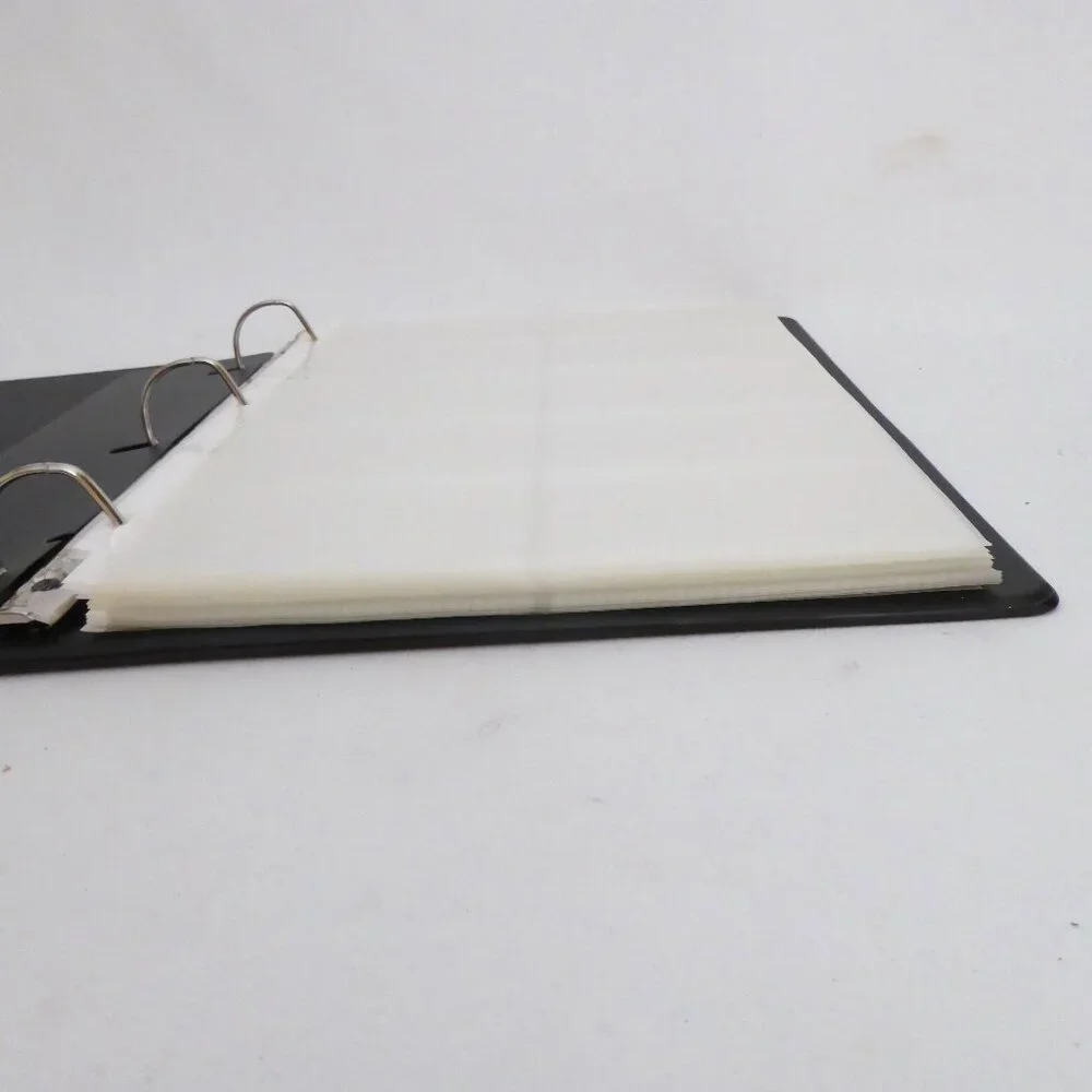 NEW 600 BUSINESS CARD AVERY 3 RINGED BINDER CARD HOLDER SLEEVES